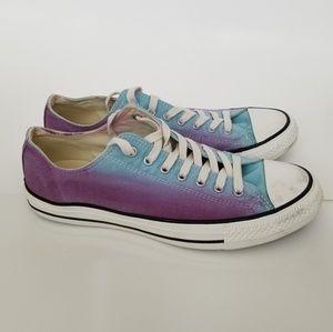pink blue and purple converse